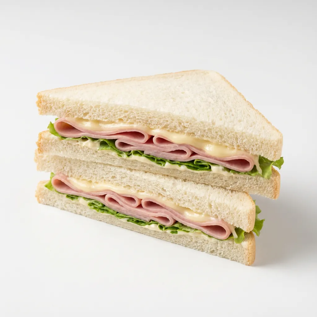 Tramezzino cotto, maionese, edamer, insalata