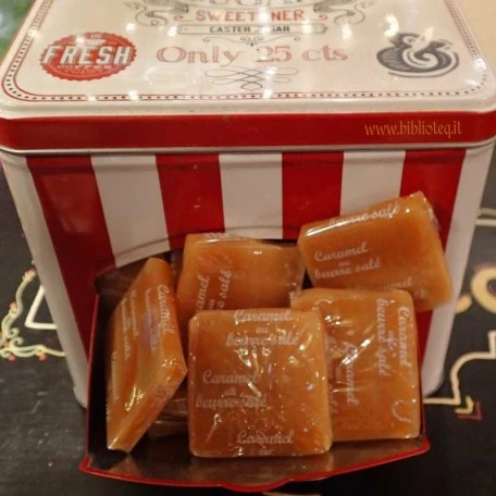 Caramelle al burro salato conf. legno