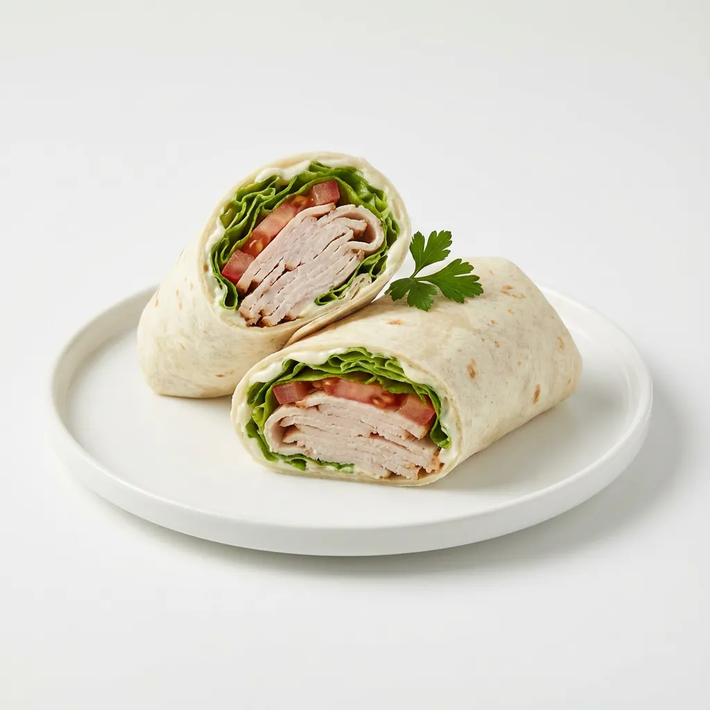 Wrap Tacchino scaglie Parmigiano Pomodoro Insalata e salsa